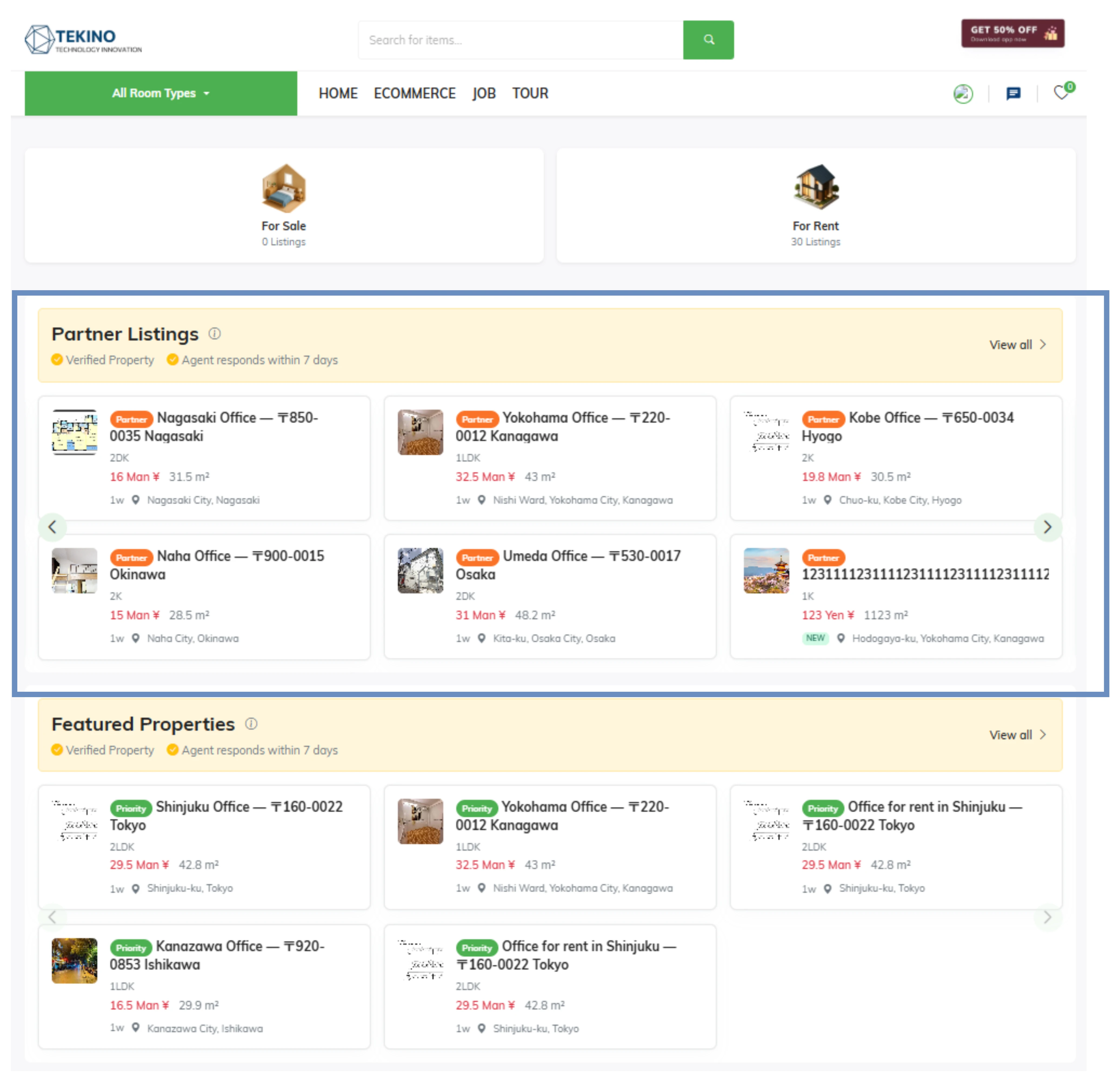 Hình ảnh hiển thị trang chủ ưu tiên